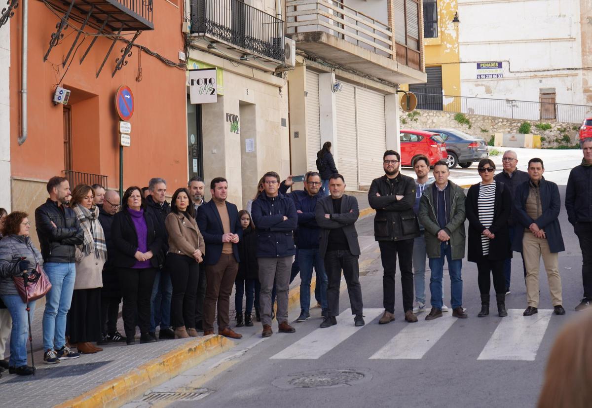 Minuto de silencio en Ontinyent.