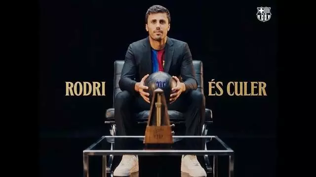 ¡Oficial, Rodri es blaugrana! Así ha sido el vídeo de presentación del FC Barcelona