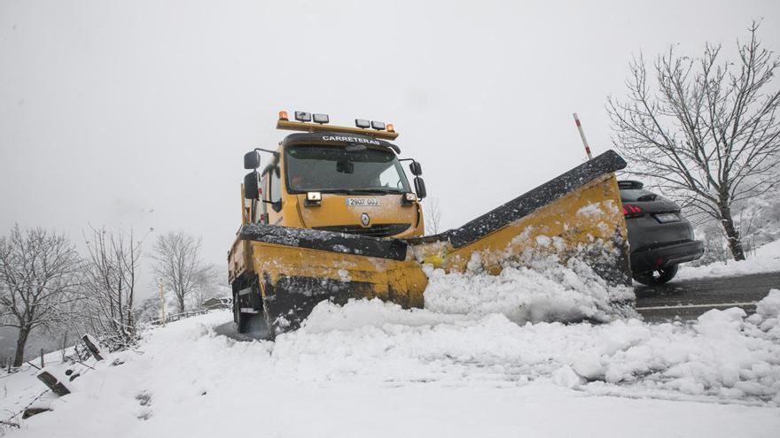 La borrasca "Francis" congela Asturias con las temperaturas más bajas de toda España: hasta -9,3 grados
