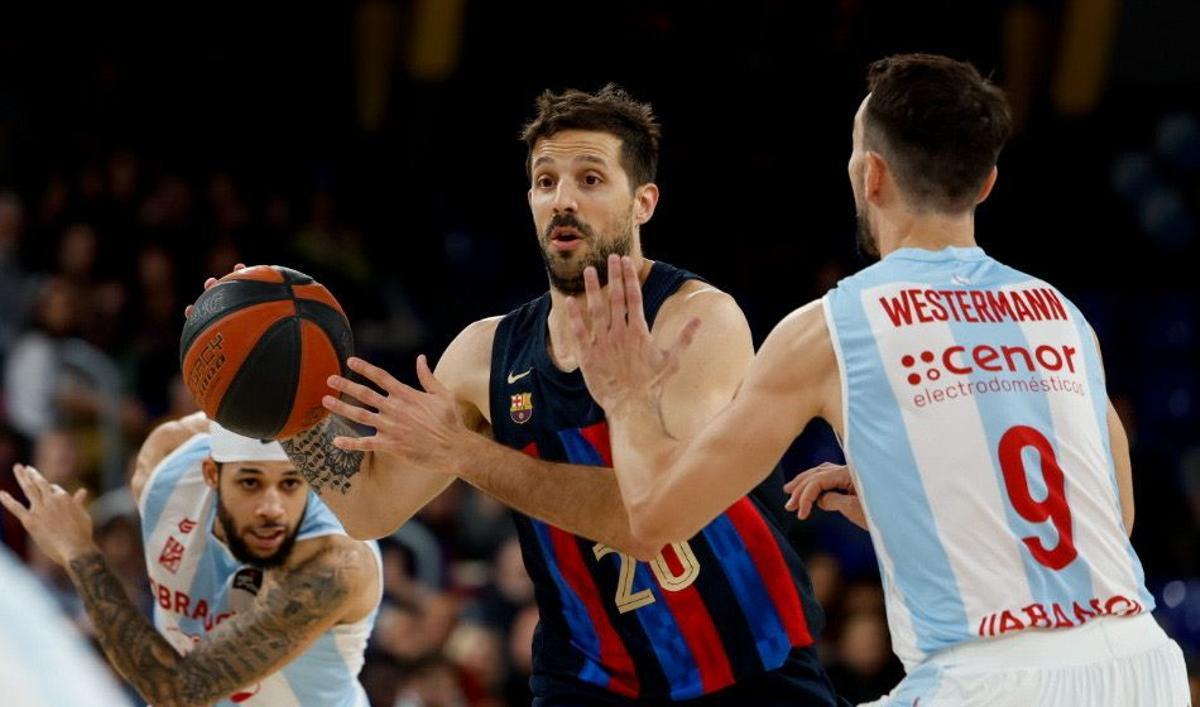 Laprovittola, durante el partido ante Obradoiro