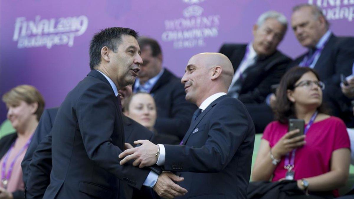 Bartomeu y Rubiales mantienen una buena amistad