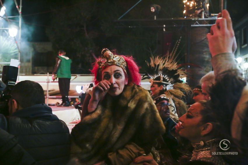 Suelta de la Mussona en el Carnaval de Águilas