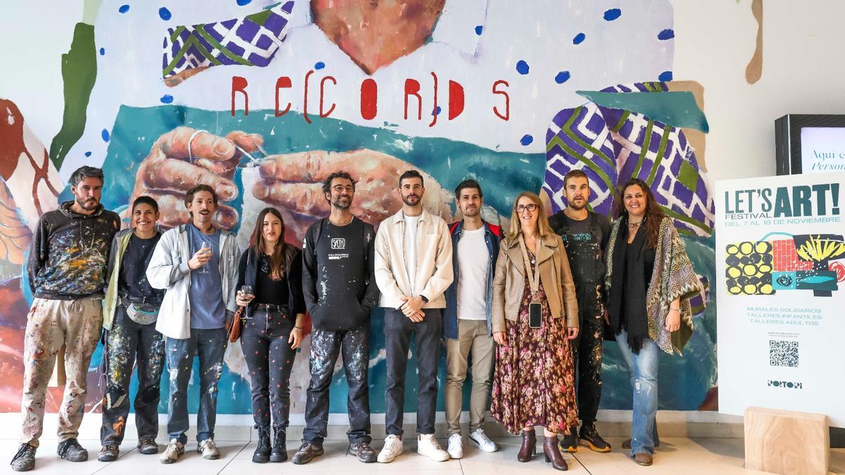 Porto Pi abre su tercera muestra de arte urbano Let’s Art Festival
