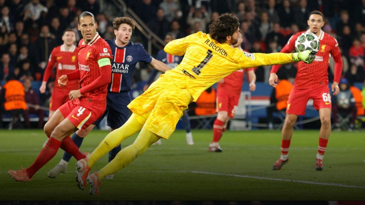 Alisson Becker, héroe del Liverpool en París
