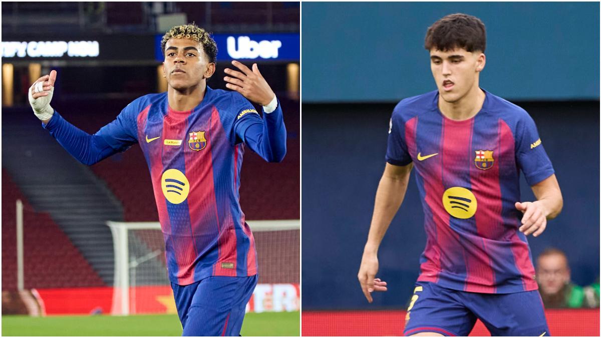 Lamine Yamal y Pau Cubarsí, estrellas en el Barça