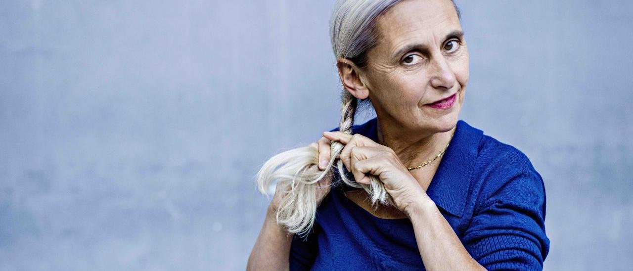 Retrato de la bailaria y coreógrafa Anne Teresa De Keersmaeker.