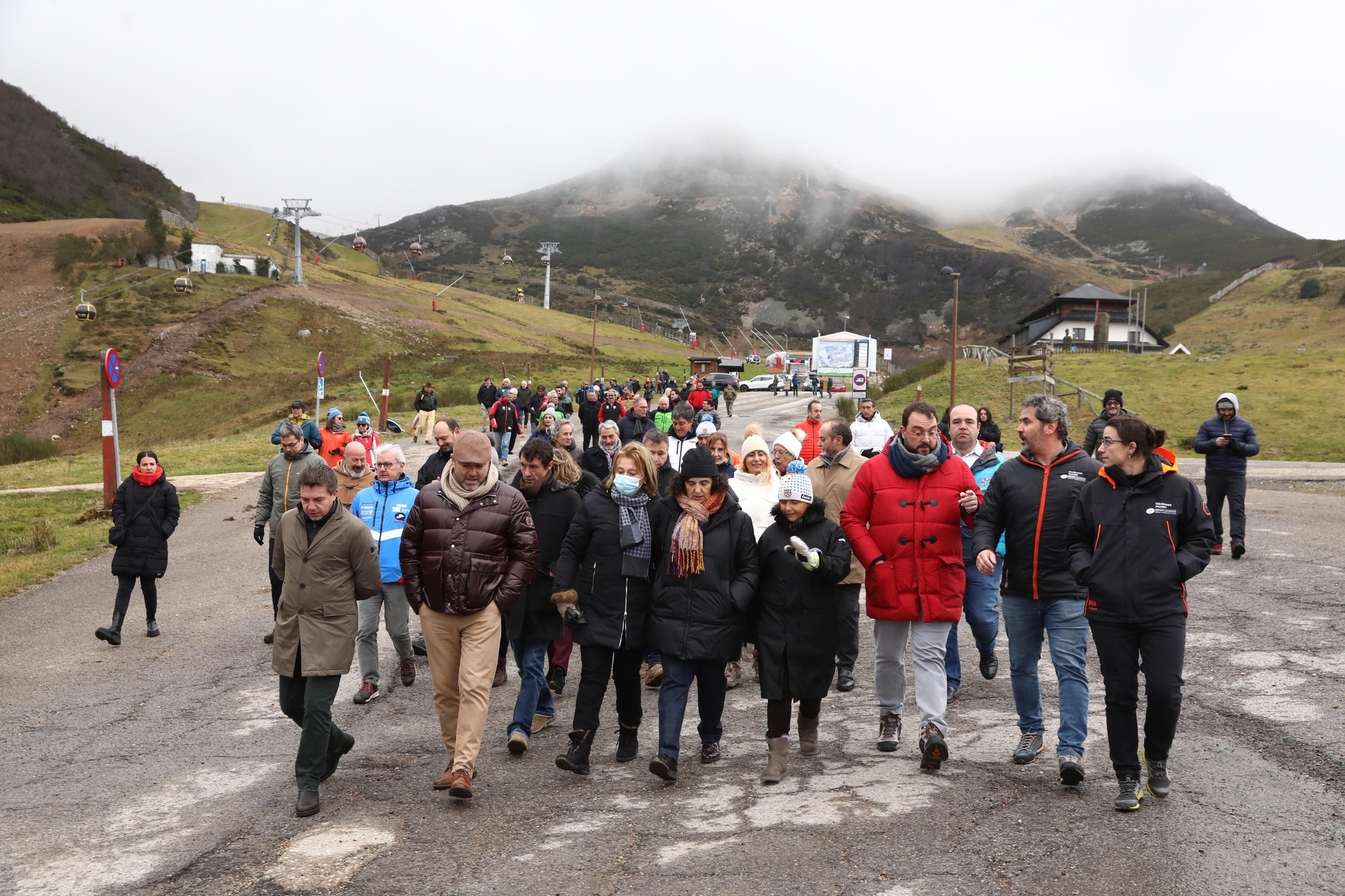 En imágenes: Así fue la inauguración de la telecabina de Pajares
