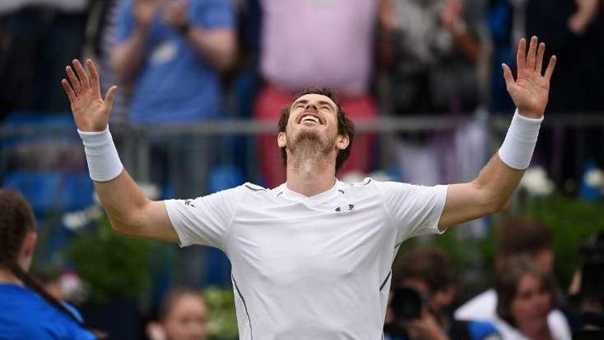 Murray celebra su victoria. // Tony O&#039;Brien