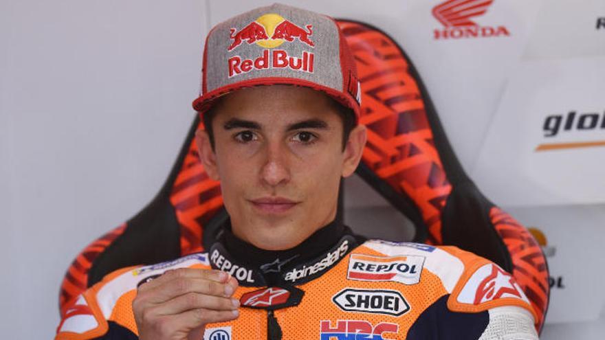 Marc Márquez, ayer.