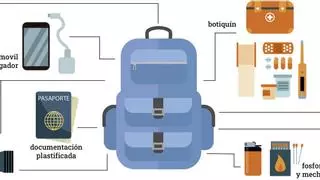 La mochila para la guerra vale también para los volcanes, fuegos y tsunamis