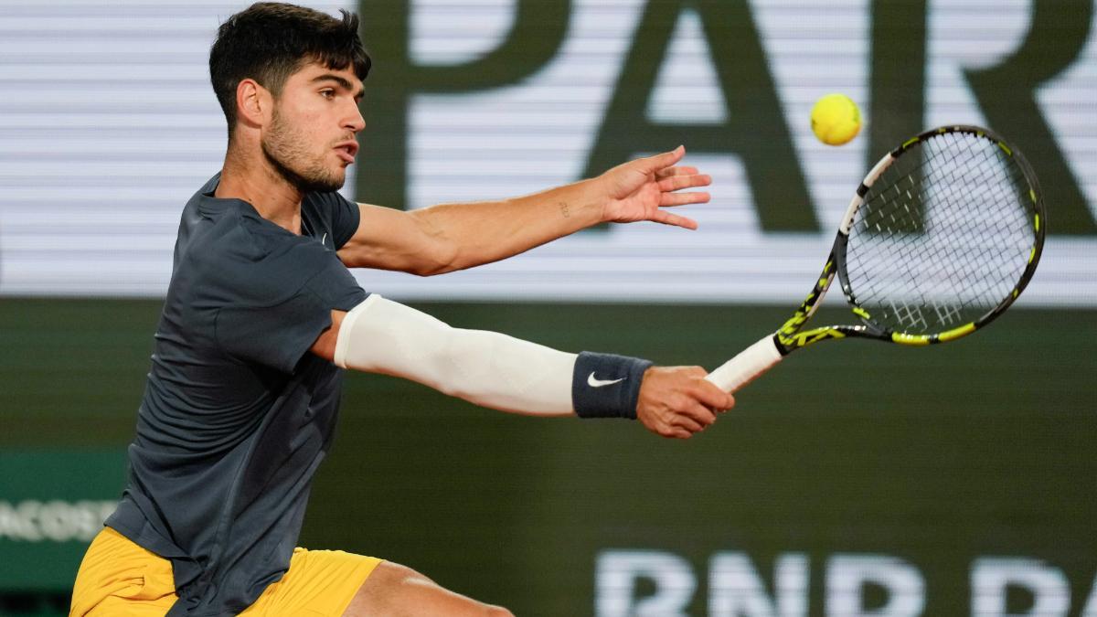 Alcaraz, en el duelo de tercera ronda en Roland Garros