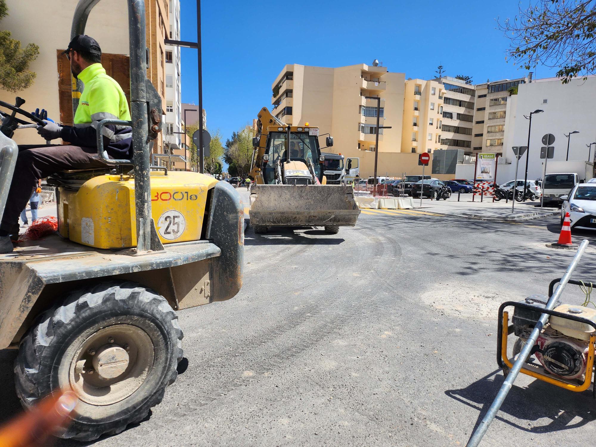 Galería de imñagenes de la sobras en la Avenido Isidor Macabich en Ibiza