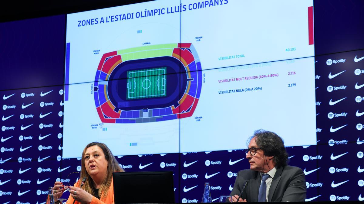 El Barça presenta la futura mobilitat de Montjuïc