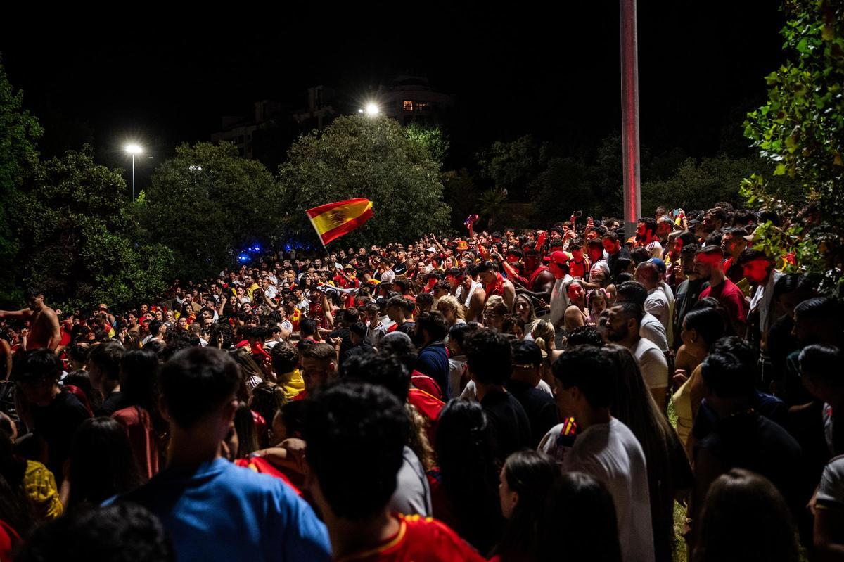 Las mejores imágenes de la celebración de la final del Mundial en Extremadura Las mejores imágenes de la celebración de la final del Mundial en Extremadura