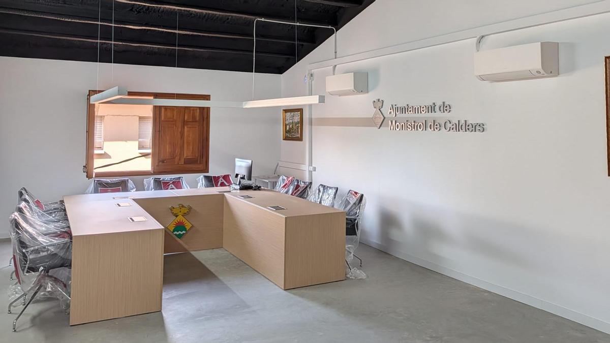 La nova sala de plens, a punt per estrenar