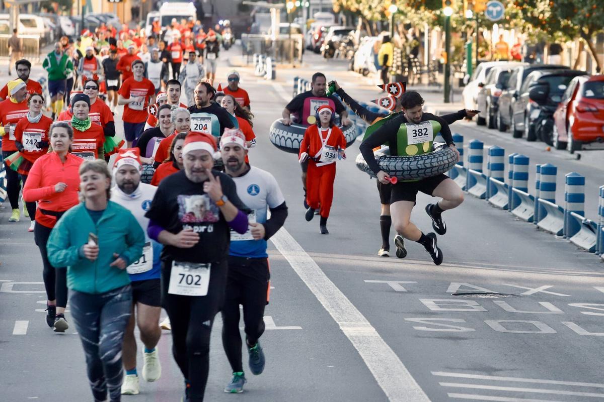 Celebración de la carrera popular de la San Silvestre de la Palma Palmilla