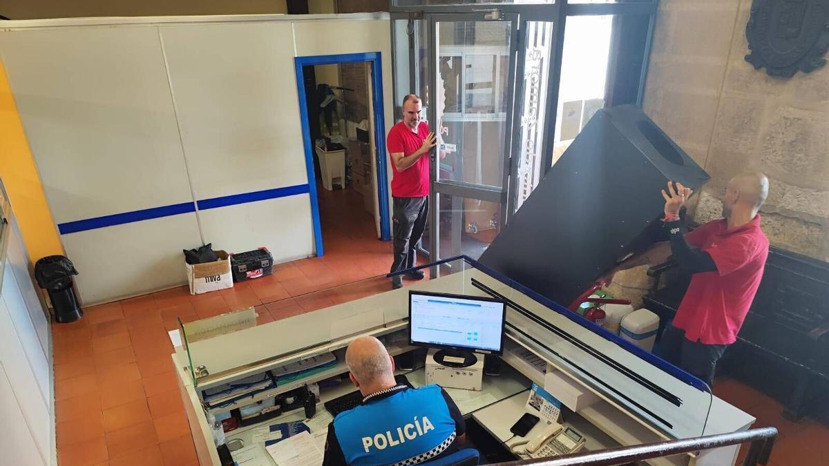 Arranca la mudanza a la nueva comisaría de la Policía Municipal de Zamora