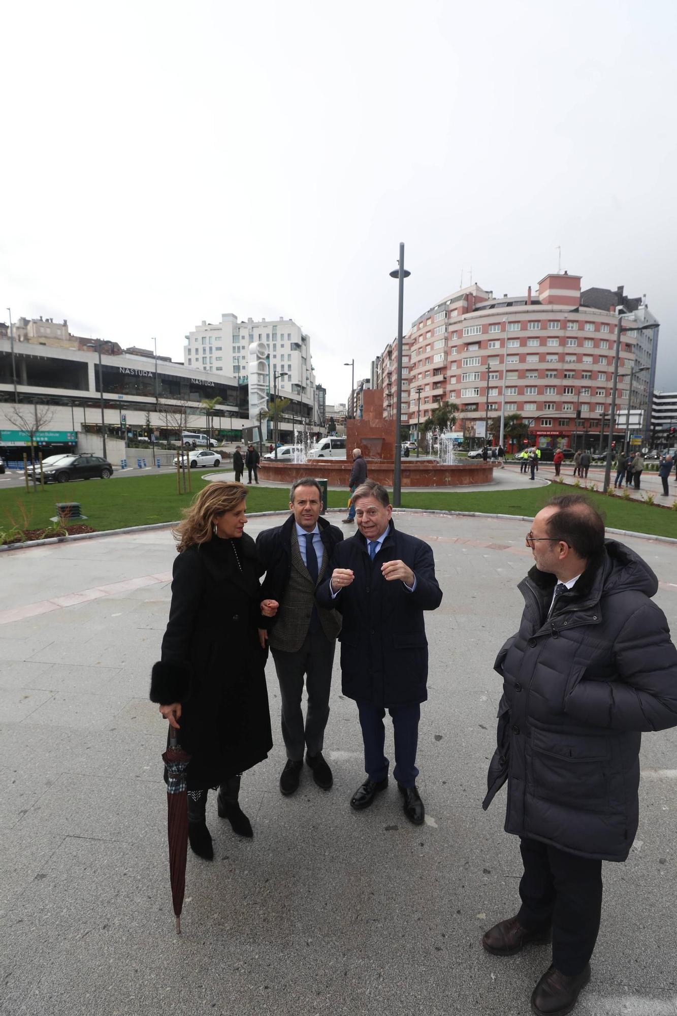 EN IMÁGENES: La nueva plaza de la Cruz Roja de Oviedo ya está abierta al público