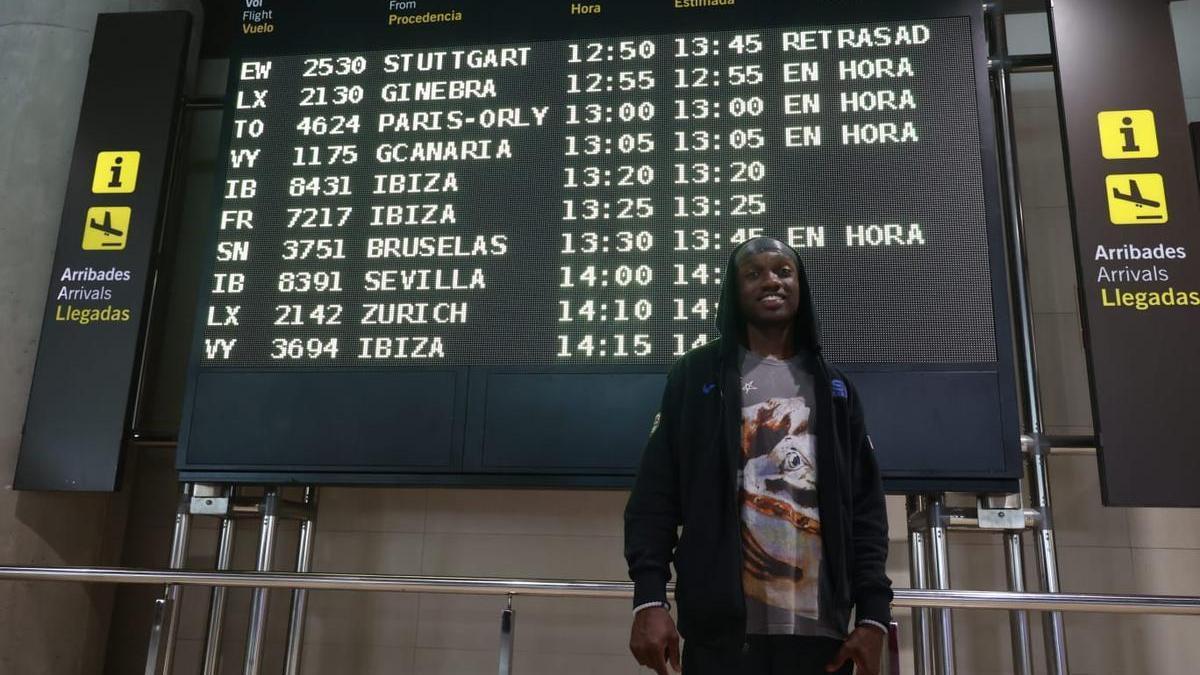 Jared Harper, nada más aterrizar en València