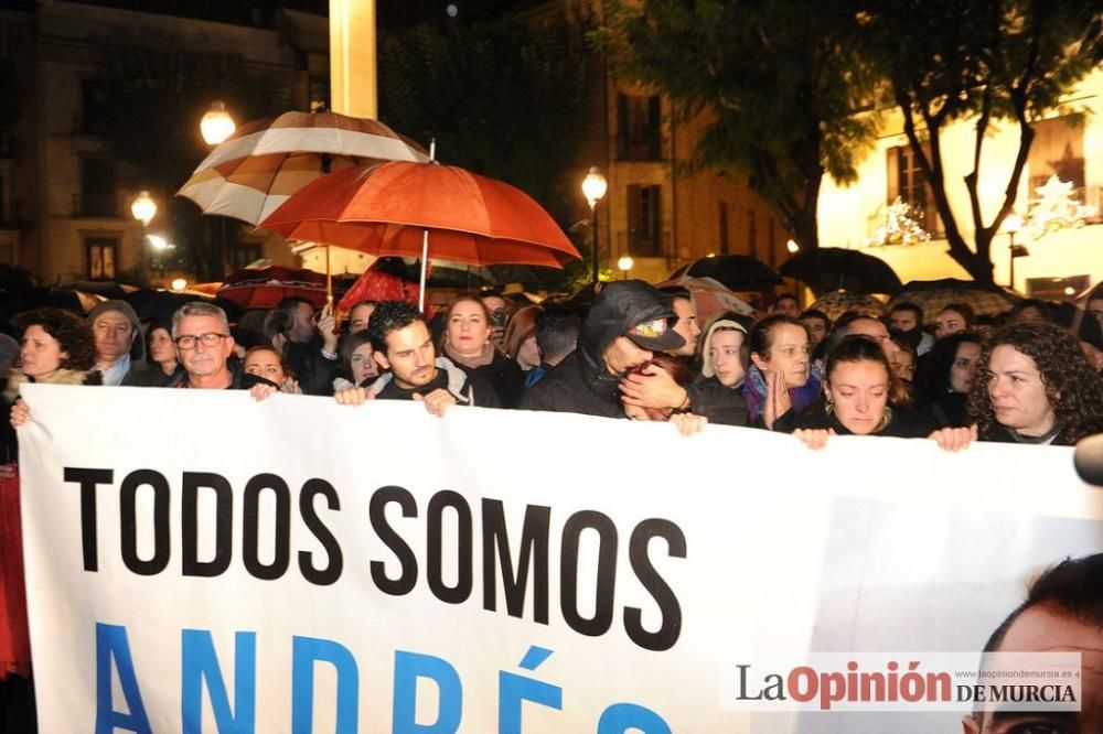 Protesta por la agresión a Andrés Martínez