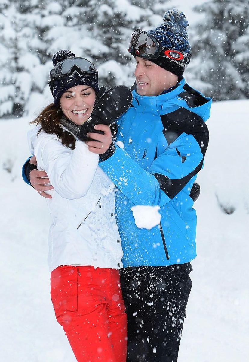 Kate Middleton y Guillermo en los Alpes franceses