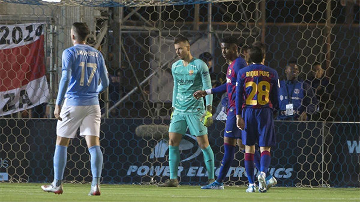 Neto salvó al Barça en su momento más crítico