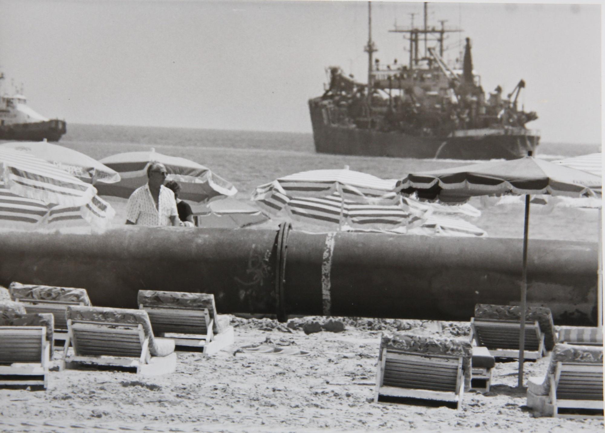 Así era la playa de San Juan antes y después de la regeneración de arena del año 1991