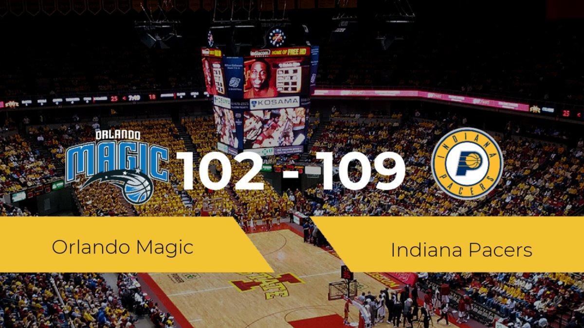 Indiana Pacers derrota a Orlando Magic por 102-109