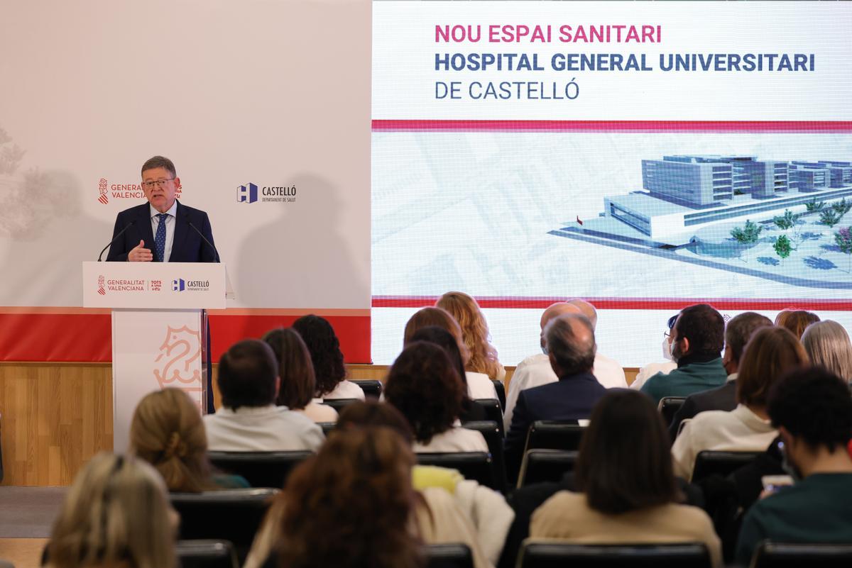 El president Puig ha presentado el nuevo complejo sanitario de Castellón.