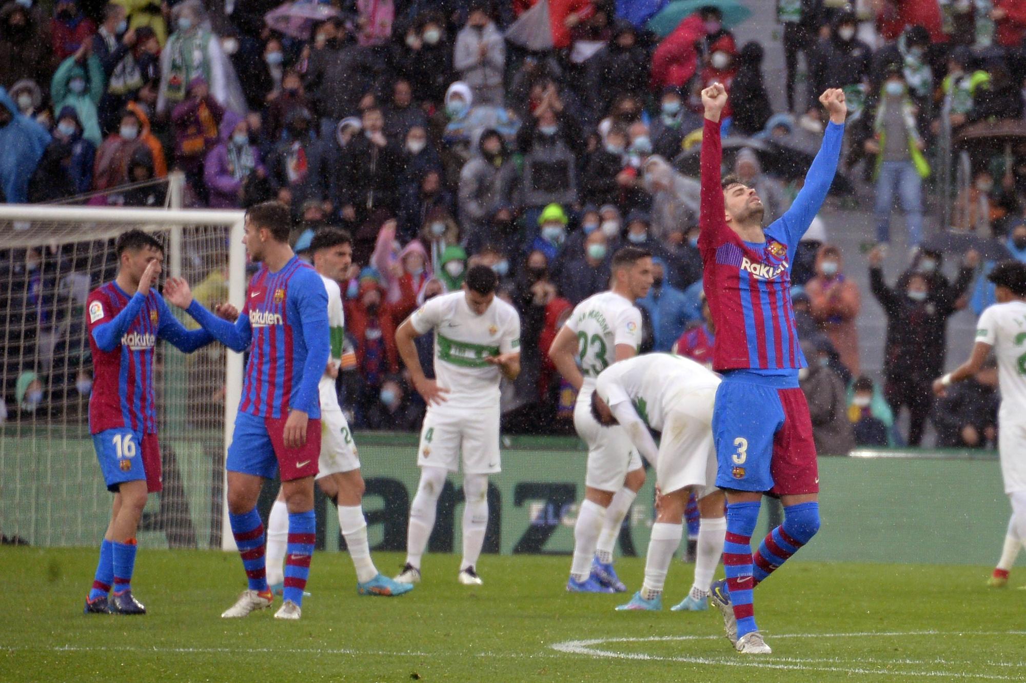 Imagenes del  Elche :1 Barcelona :2