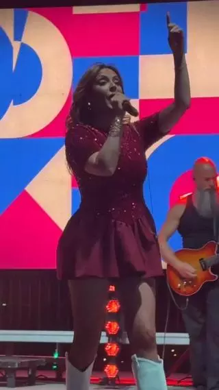 El terremoto de Granada sorprende a Merche en pleno concierto: "Jamás imaginé que nos pillara algo así"