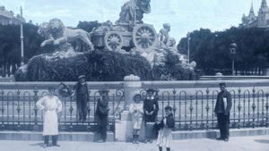 Imagen de archivo de la fuente de Cibeles