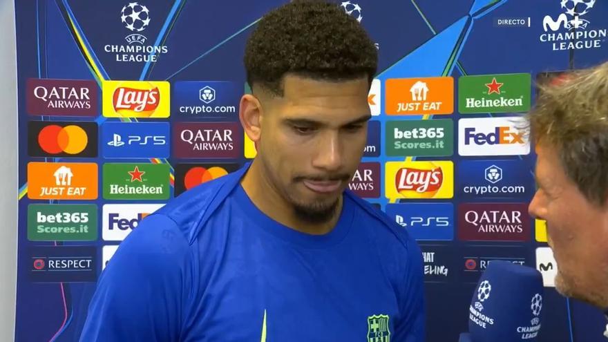 Araujo: "Flick nos ha dicho que está muy orgulloso de nosotros"