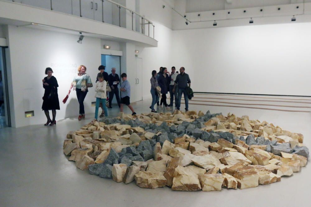 MLG 13/05/2016.-Inauguración de la exposición " Cold Stones" del artista Richard Long, en el CAC.-ALEX ZEA.