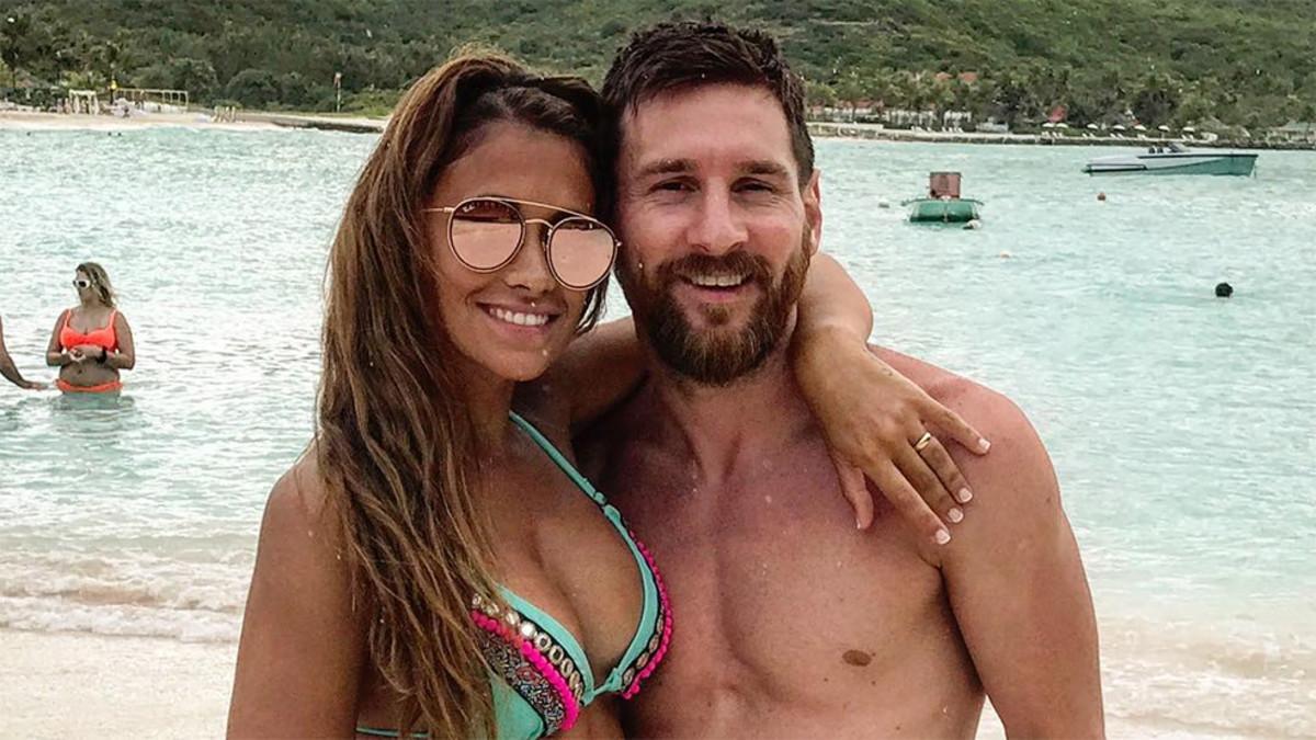 Leo Messi y Antonela Rocuzzo, felices de luna de miel