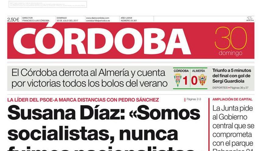 La portada de CÓRDOBA