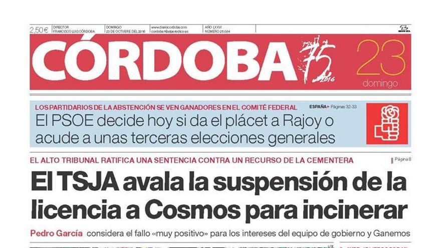 La portada de CÓRDOBA