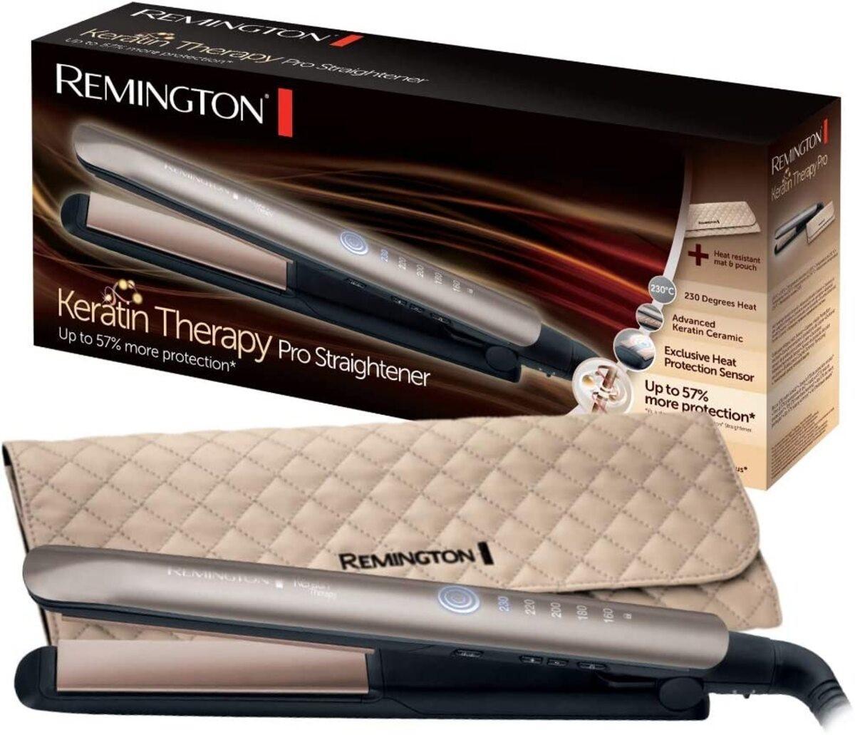 Plancha de pelo Remington.