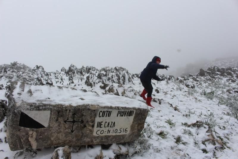 Nieve en la provincia de Córdoba