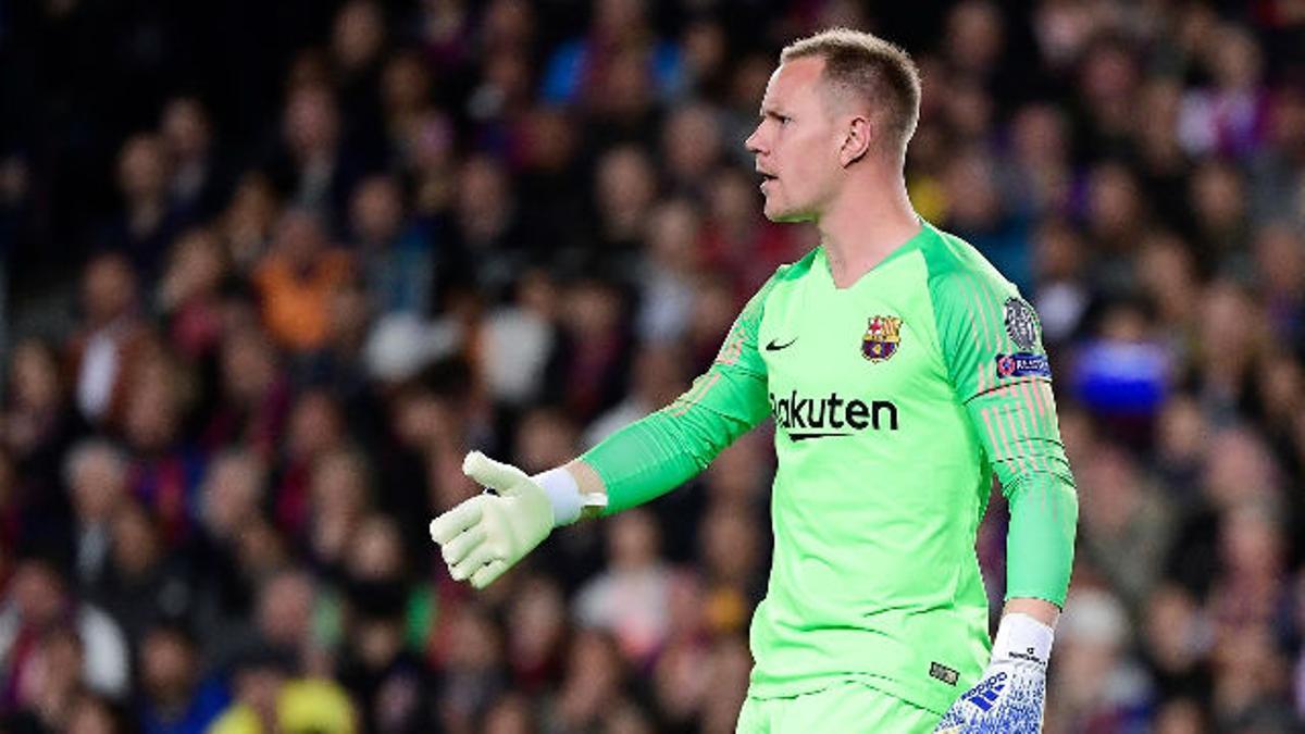 Ter Stegen completó un partido de leyenda con un catálogo de paradones