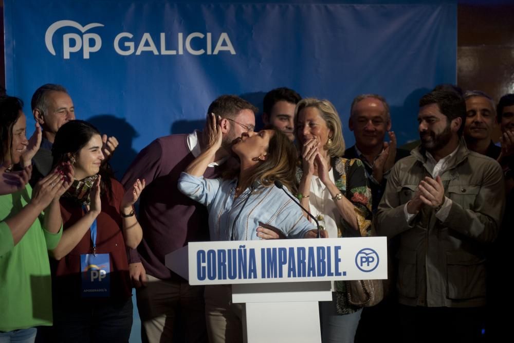 Noche electoral en A Coruña | Sede del PP