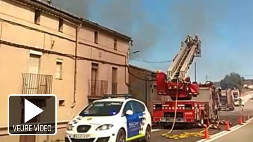 Incendi en una casa a Callús