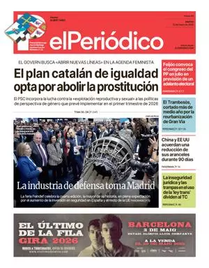 La portada de EL PERIÓDICO del 13 de mayo de 2025