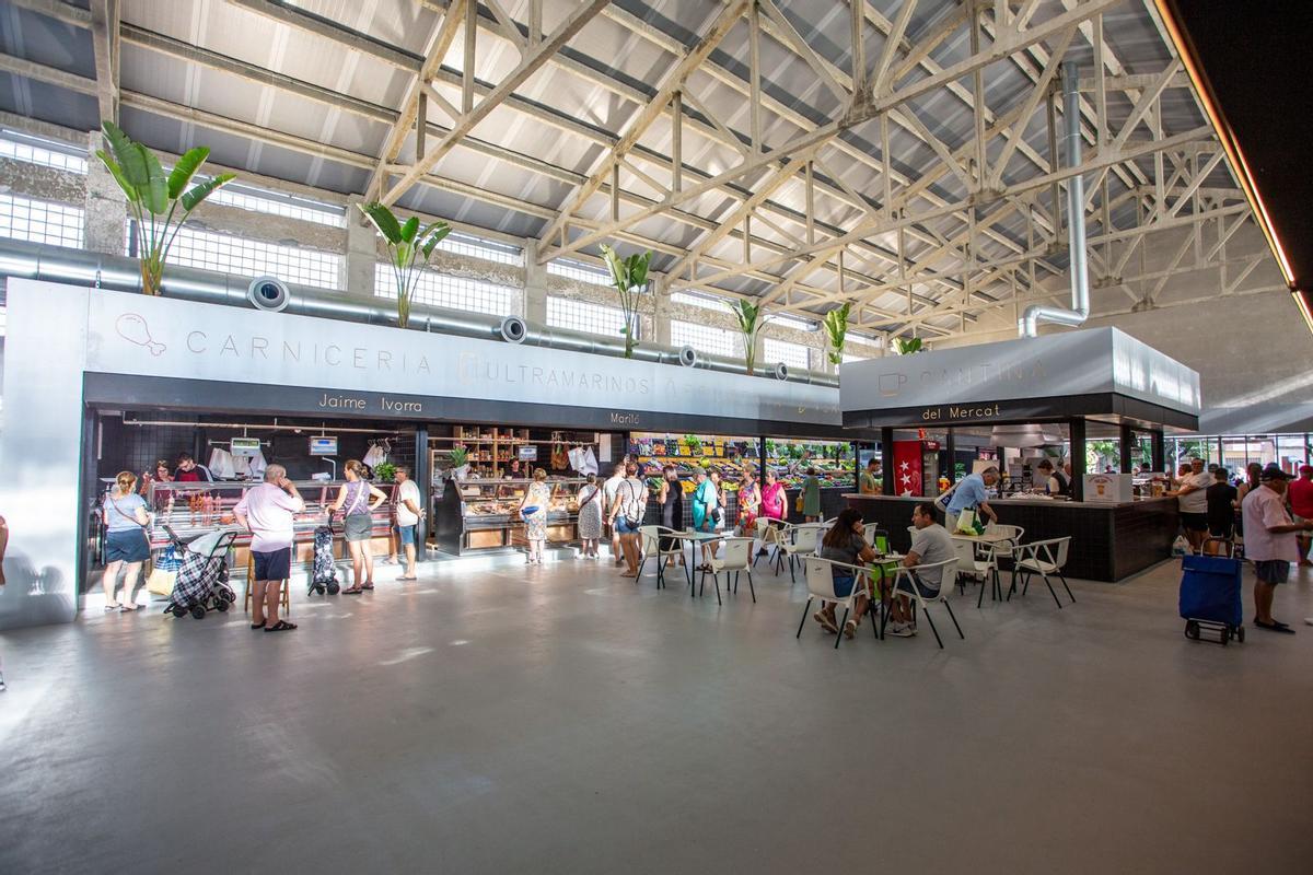 Interior del mercado de Sant Joan