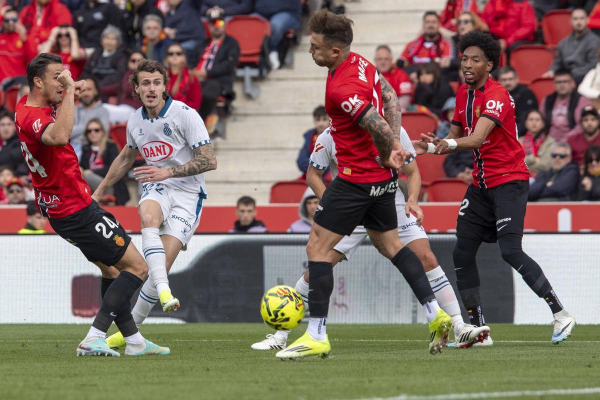 El partido del Mallorca contra el Espanyol en imágenes