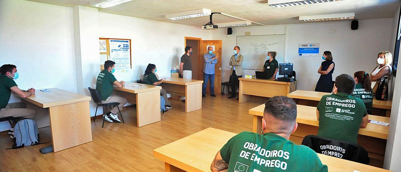 Uno de los módulos del Labora Xoven, el verano pasado.