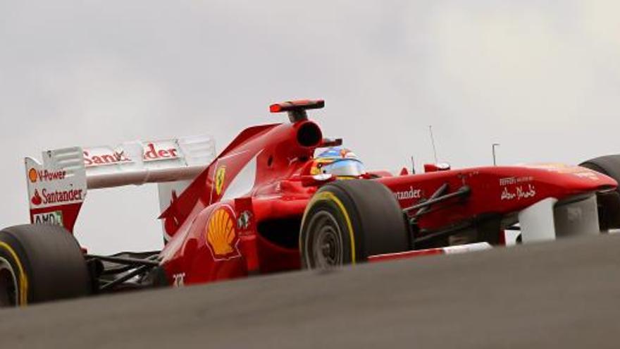 Fernando Alonso, satisfecho con su actuación en la carrera de Nürburgring.