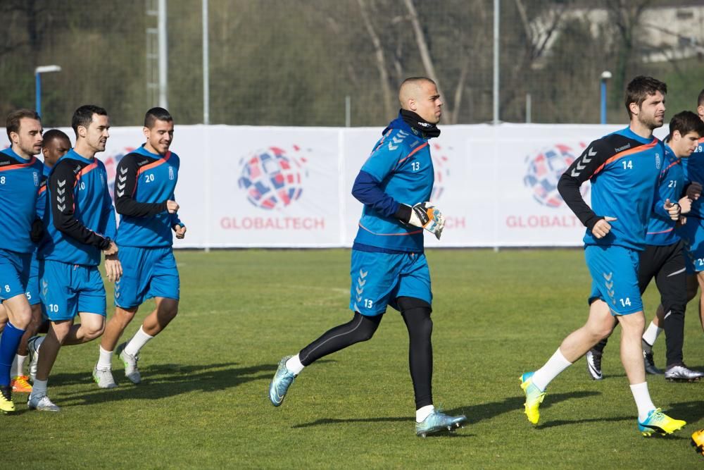 Entrenamiento del Real Oviedo