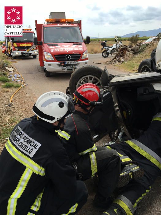 Accidente con un muerto y dos heridos en la AP-7 en Vila-real