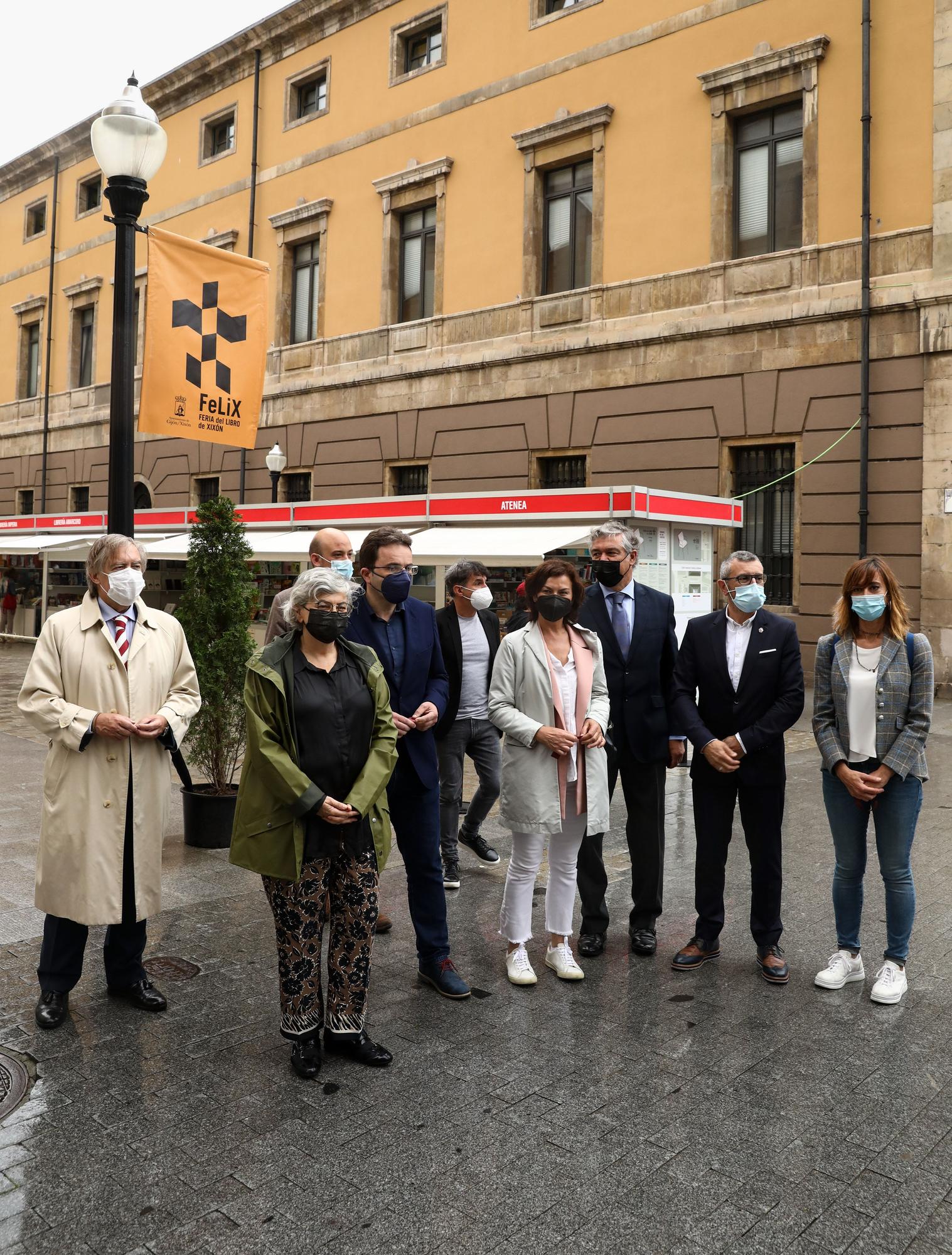 En imágenes: inauguración de la feria del libro de Gijón